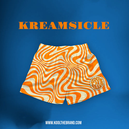 'Kreamsicle' Mesh Shorts