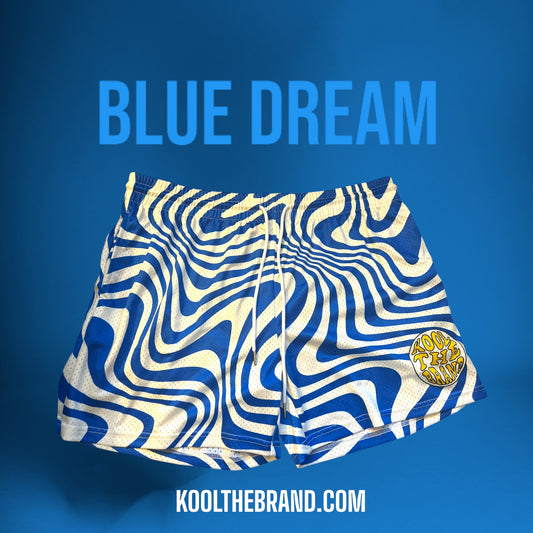 ‘BLUE DREAM’ Mesh Shorts